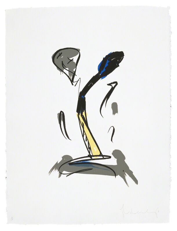 Claes Oldenburg, ‘Extinguished Match’, 1990, Print, 4 color lithograph, Gemini G.E.L.