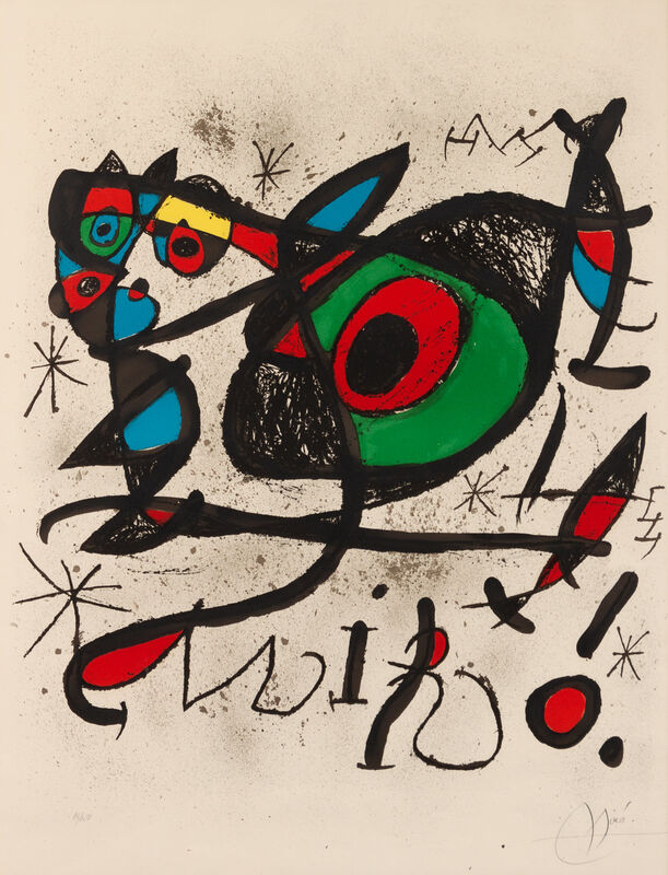 Joan Miró, ‘Sobreteixims I Escultures’, 1972, Print, Color lithograph, Hindman