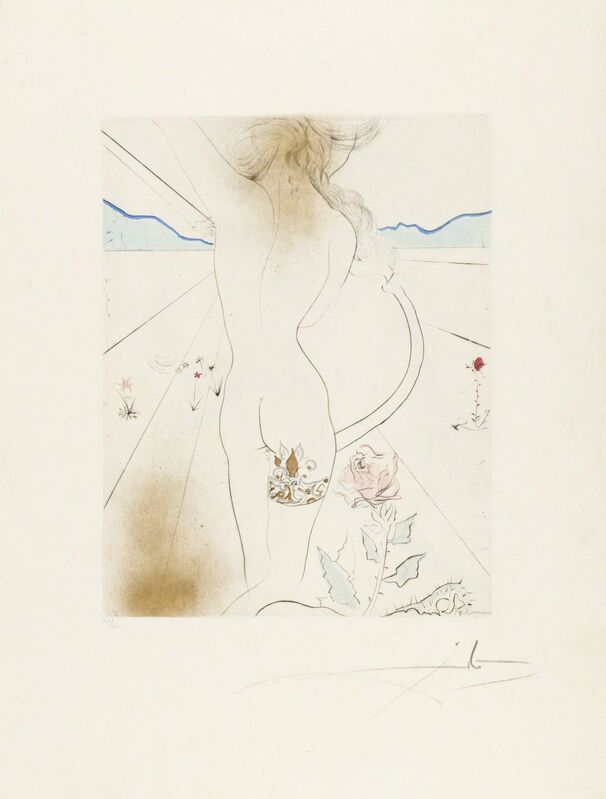 Salvador Dalí, ‘Hippies (M & L 377-387b; Field 69-13)’, 1969-1970, Print, The complete set of 11 etchings with drypoint and hand-colouring, Forum Auctions