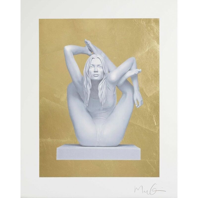 Marc Quinn, ‘Sphinx (Gold Leaf)’, 2011, Print, Screenprint on 410 gsm Somerset Tub paper., Fine Art Mia