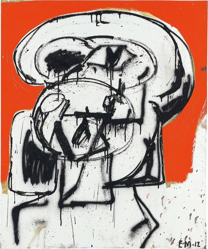 Eddie Martinez, ‘Untitled’, 2012, Painting, Oil, enamel and spray paint on canvas, Phillips