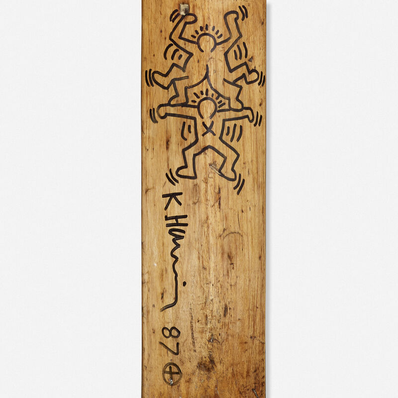Keith Haring, ‘Untitled’, 1987, Other, Ink on wood cricket bat, Rago/Wright/LAMA