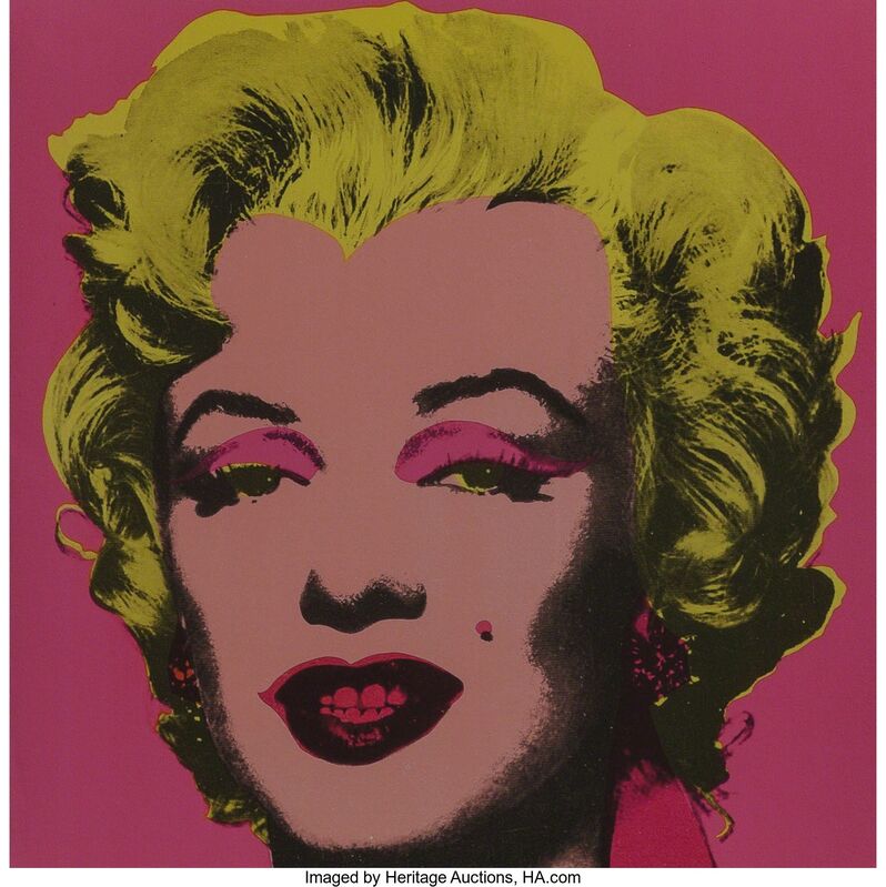 Andy Warhol, ‘Marilyn Monroe Announcement Card’, 1981, Print, Offset lithograph in colors on paper, Heritage Auctions