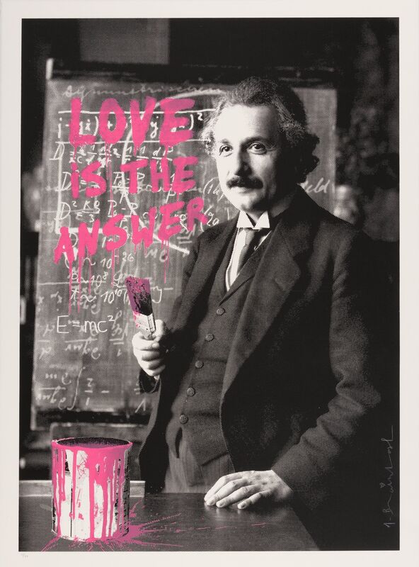 Mr. Brainwash, ‘Happy Birthday Einstein! - LITA (Pink)’, 2018, Print, Screenprint in colors on Archival paper, Heritage Auctions