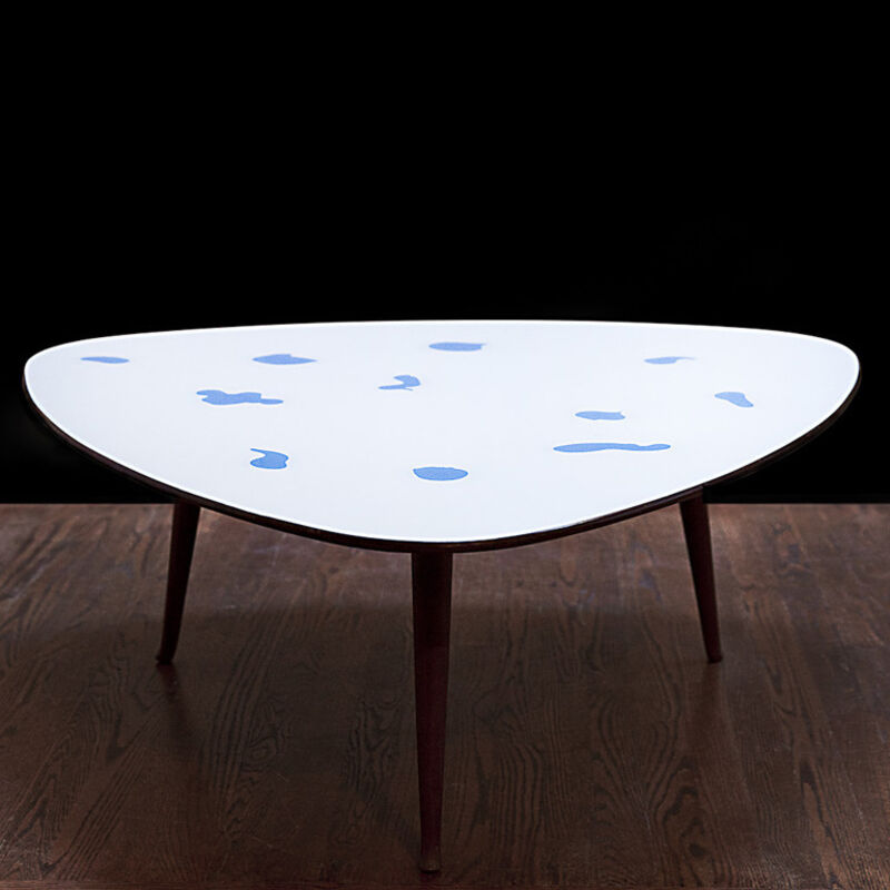Osvaldo Borsani, ‘Rare coffee table’, ca. 1950, Design/Decorative Art, Reverse hand-painted glass, Nicholas Kilner