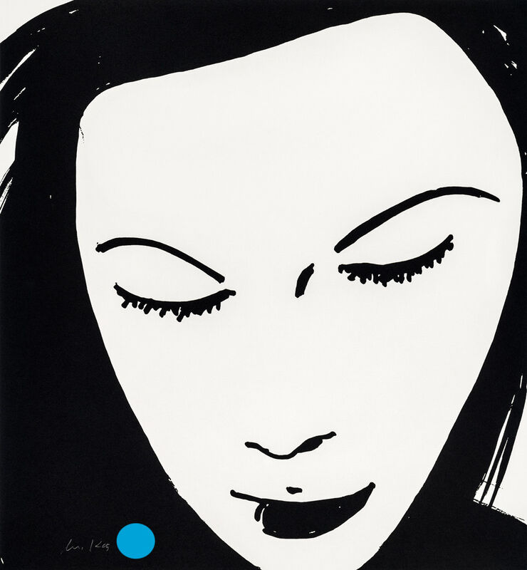 Alex Katz, ‘Beauty 1’, 2019, Print, Etching on Somerset Satin White 300 gsm, New Art Editions Gallery Auction