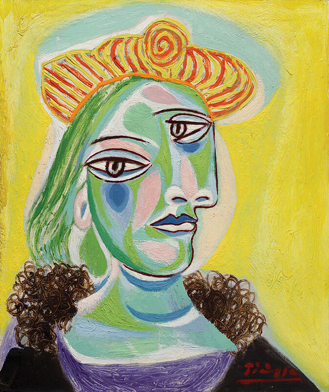 Pablo Picasso, ‘Bust of a Woman (Dora Maar)’, 1938, Painting, Oil on canvas, Vancouver Art Gallery
