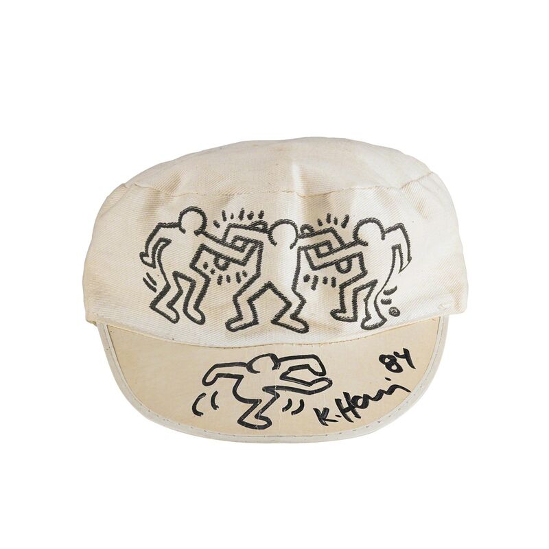 Keith Haring, ‘Untitled (Keith Haring World Tour 1984)’, 1984, Mixed Media, Marker on hat, Rago/Wright/LAMA