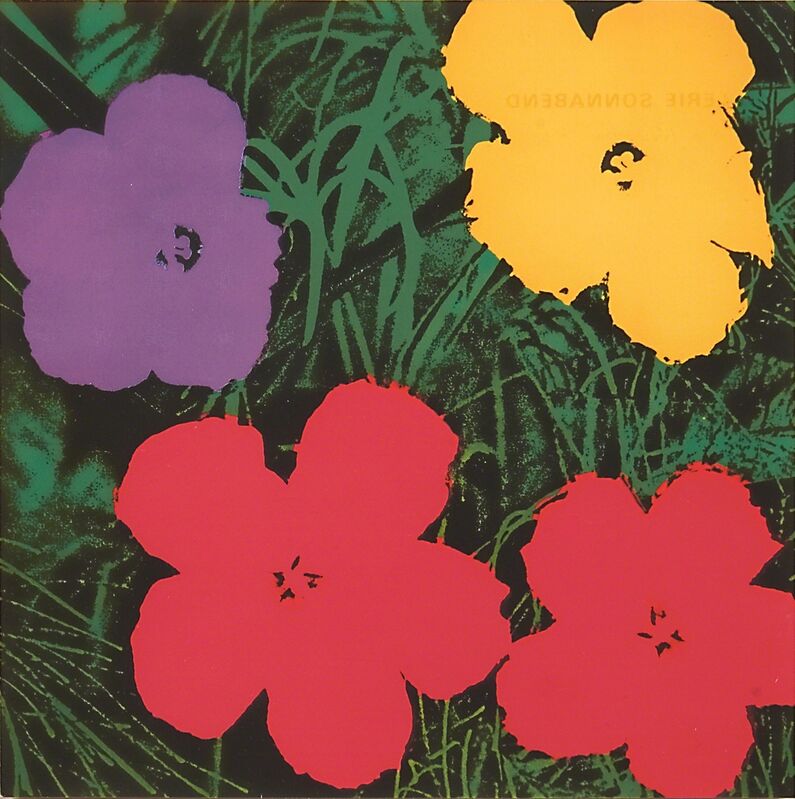 Andy Warhol, ‘Flowers Invitation’, Print, Offset lithograph in colors (framed), Rago/Wright/LAMA