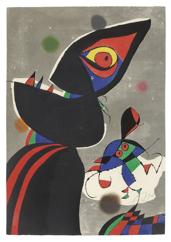 Joan Miró, ‘Gaudí XVII’, 1979, Print, Etching and aquatint in colours on Arches wove paper, Christie's