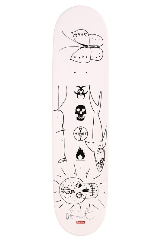 Damien Hirst, ‘Supreme 3 Spots Skateboard Deck’, 2011, Other, Hand Embellished Screenprint in Colours on Wooden Deck, Chiswick Auctions