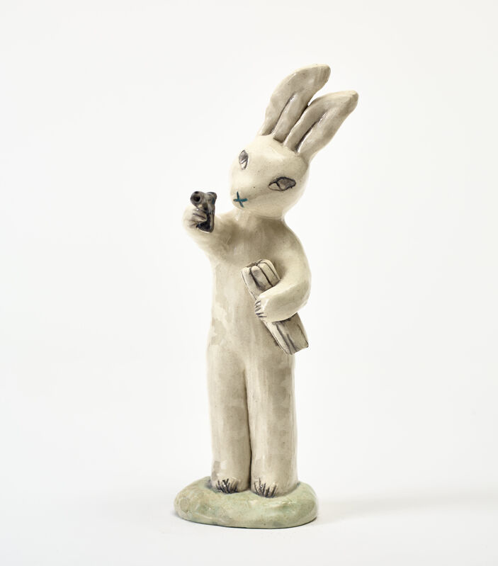 Clémentine de Chabaneix, ‘Angry rabbit’, 2020, Sculpture, Glazed ceramic, Antonine Catzéflis