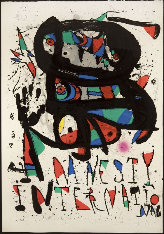 Joan Miró, ‘Untitled (Amnesty International)’, 1893-1983, Print, Serigraph, ACA Galleries
