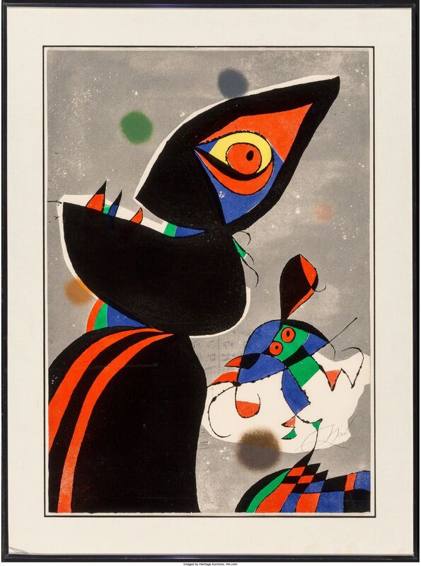 Joan Miró, ‘Gaudí XVII’, 1979, Print, Etching in colors, Heritage Auctions
