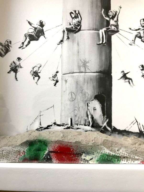 Banksy, ‘Walled off ’, 2018, Ephemera or Merchandise, Piece of concrete, AYNAC Gallery