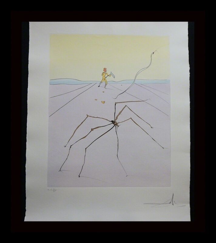 Salvador Dalí, ‘Japanese Fairy Tale The Weaver Spider’, 1976, Print, Etching, Fine Art Acquisitions Dali 