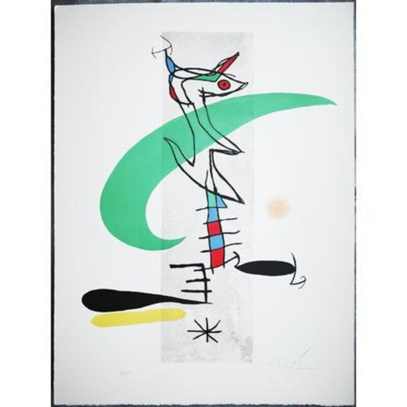 Joan Miró, ‘La Translunaire (D. 659)’, 1974, Print, Etching with aquatint in colors, on Arches watermark "Maeght", Upsilon Gallery