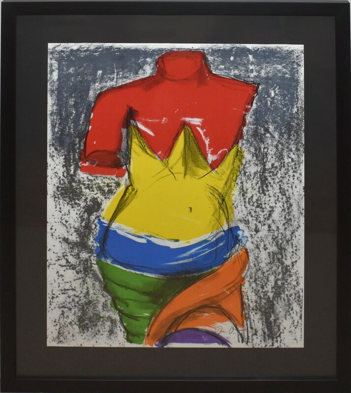 Jim Dine, ‘The Bather’, 2005, Print, Lithograph in colors on Rives BFK paper, Georgetown Frame Shoppe