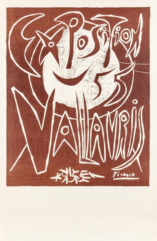 Pablo Picasso, ‘Exposition Vallauris 55’, 1955, Print, Linocut, Hindman