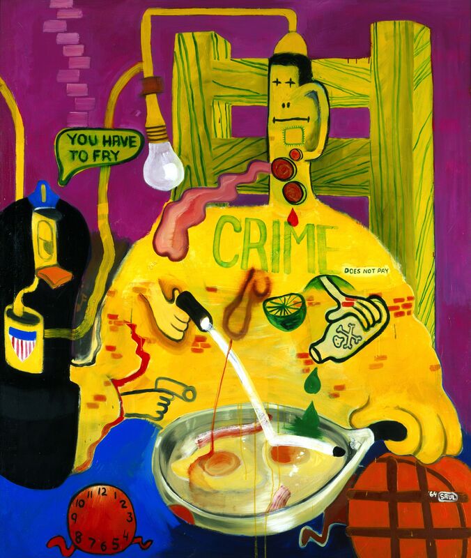Peter Saul, ‘Criminal Being Executed’, 1964, Painting, Oil on canvas, Blanton Museum of Art