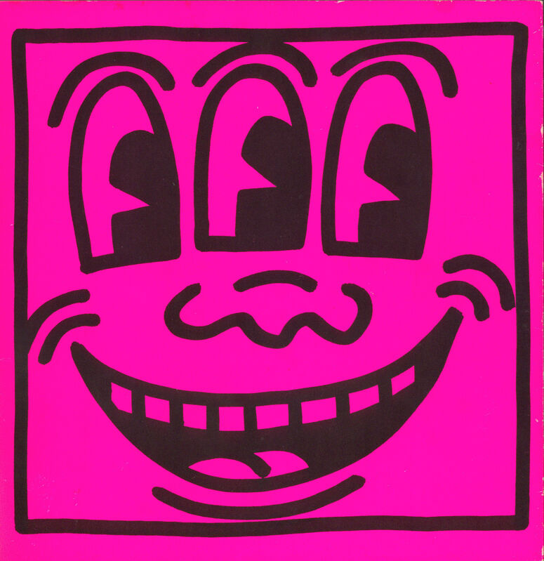 Keith Haring, ‘Keith Haring cover art (Keith Haring Three Eyed face) ’, 1982, Ephemera or Merchandise, Lithographic book cover, Lot 180 Gallery