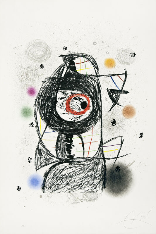 Joan Miró, ‘La Jalouse’, 1981, Print, Lithograph on Arches paper, Galerie Lelong & Co.