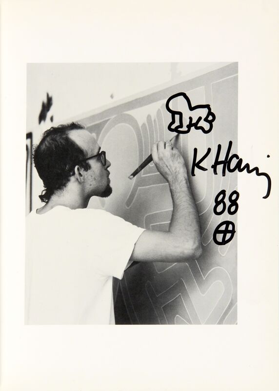 Keith Haring, ‘Keith Haring: 1988, The Michael Cohn Gallery, San Francisco, June-July’, 1988, Exhibition catalogue with marker drawing, Rago/Wright/LAMA