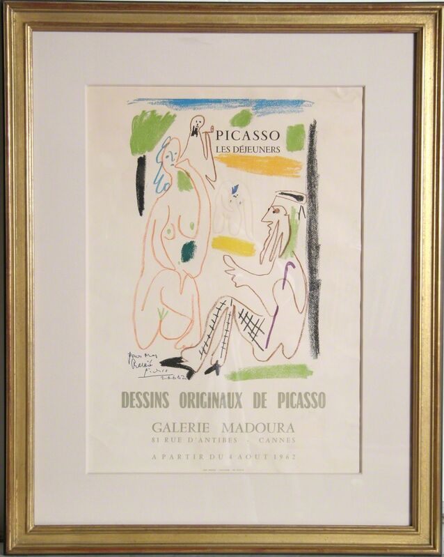 Pablo Picasso, ‘Les Dejeuners Dessins Originaux de Picasso’, 1962, Ephemera or Merchandise, Typographic Printing in 13 Colors on Paper, RoGallery