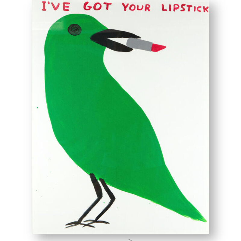 David Shrigley, ‘I've Got Your Lipstick’, 2021, Print, Screenprint in colors, 3 White Dots