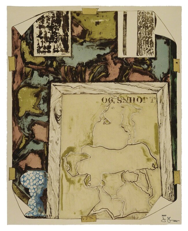 Jasper Johns, ‘Untitled’, 1992, Print, 8 color lithograph, Gemini G.E.L.