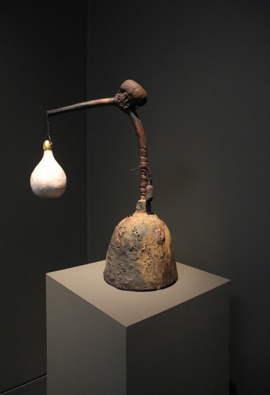 Renée Stout, ‘The Pearl Gourd’, 2015, Sculpture, Wood, gourd, paint, found jewelry, metal leaf, beads, Hemphill Artworks
