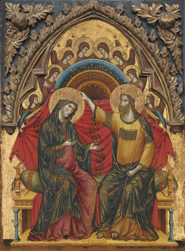 Paolo Veneziano, ‘The Coronation of the Virgin’, 1324, Painting, Tempera on panel, National Gallery of Art, Washington, D.C.