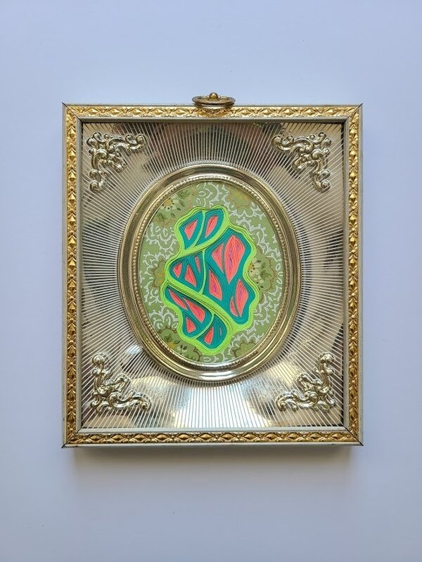 Charles Clary, ‘Memento Morididdle Movement #610’, 2020, Mixed Media, Hand cut paper and found frame, Ro2 Art