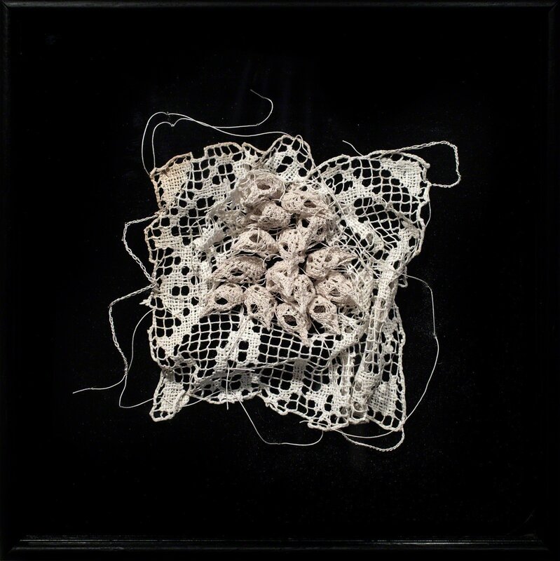 Caitlin McCormack, ‘Surrogates I’, 2015, Textile Arts, Crocheted cotton string, glue, antique doily remnant, Paradigm Gallery + Studio
