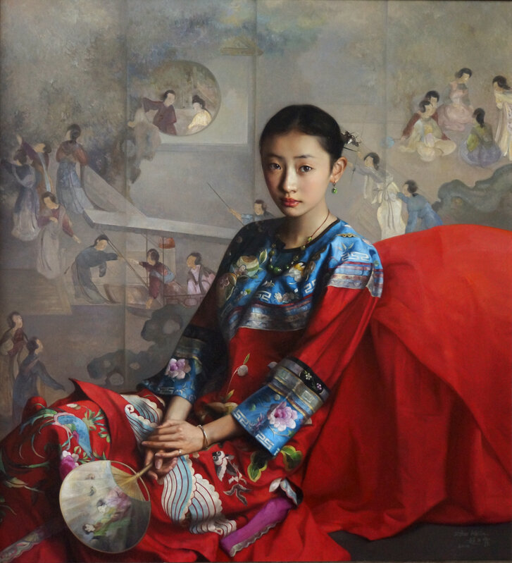 Zhao Kailin, ‘"Emotions of a Daughter"’, 2018, Painting, Giclee on Canvas, Mandarin Fine Art Gallery