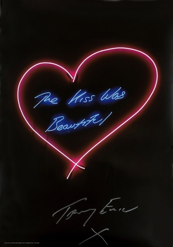 Tracey Emin, ‘The Kiss Was Beautiful’, 2016, Print, Digital print in colours, Forum Auctions