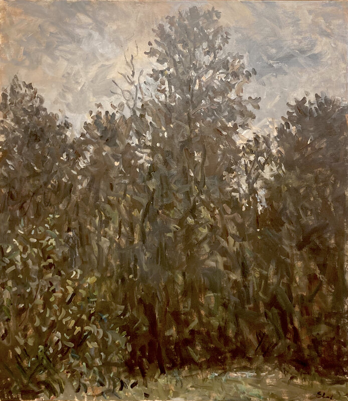 Eugene Leake, ‘Late August Trees’, 1996, Painting, Oil on canvas, C. Grimaldis Gallery
