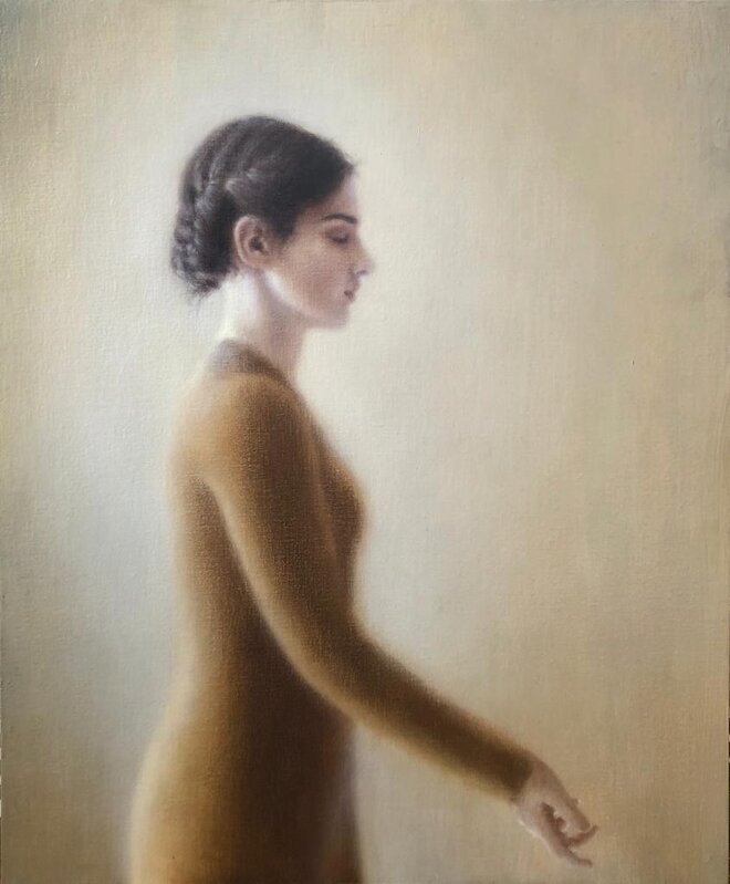 Estefania Urrutia, ‘ S. Amor 1 ’, 2020, Painting, Oil on canvas glued to wood table, Galeria Senda
