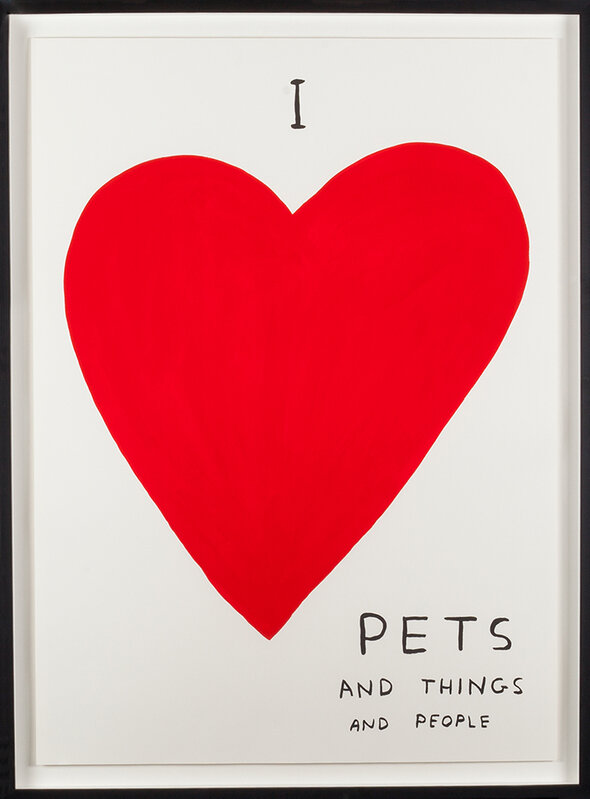 David Shrigley, ‘I Love Pets’, 2019, Print, Screenprint, Artsy x Tate Ward