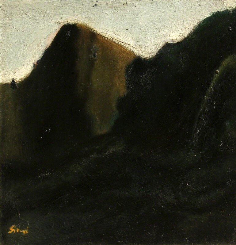 Mario Sironi, ‘Montagne’, Painting, Oil on board, Ambrosiana Casa d'Aste