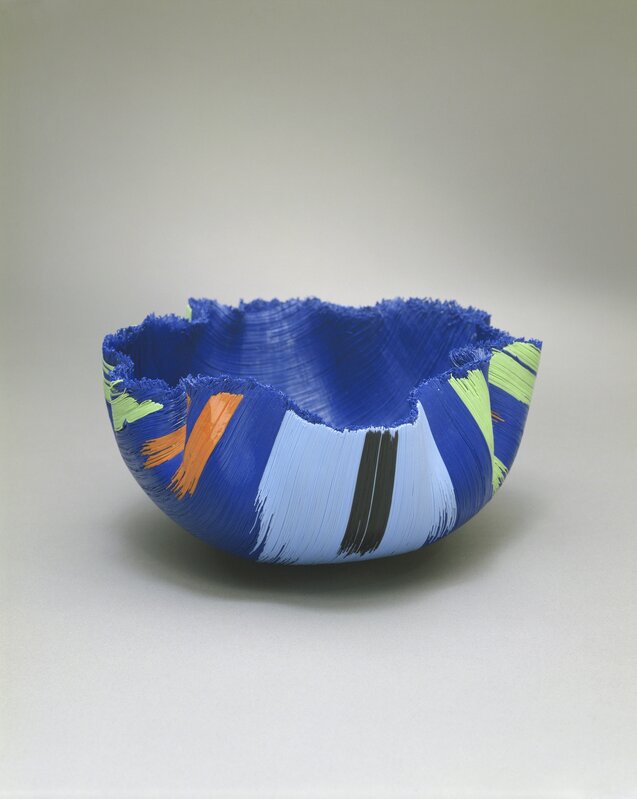 Toots Zynsky, ‘Blue Paradise’, 1986, Design/Decorative Art, Glass threads, Museum of Arts and Design