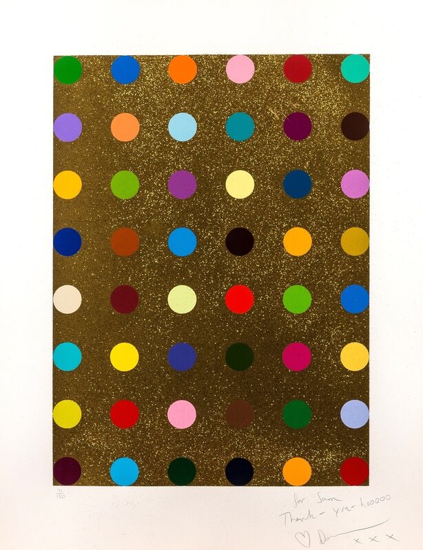 Damien Hirst, ‘Aurous Iodide’, 2009, Print, Screenprint in colours with glitter and glazes, Forum Auctions