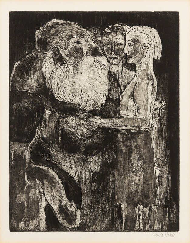 Emil Nolde, ‘Wikinger (Vikings)’, 1922, Print, Aquatint, Freeman's | Hindman