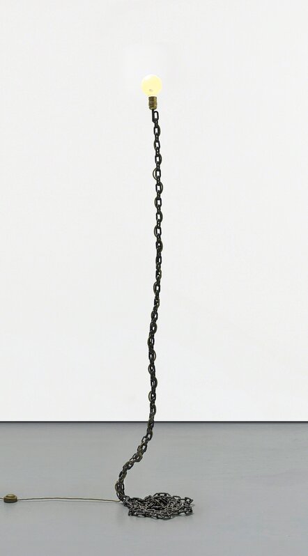 Franz West, ‘Privat-Lampe des Künstlers II’, ca. 1989, Installation, Wielded iron, electrical fittings, Phillips