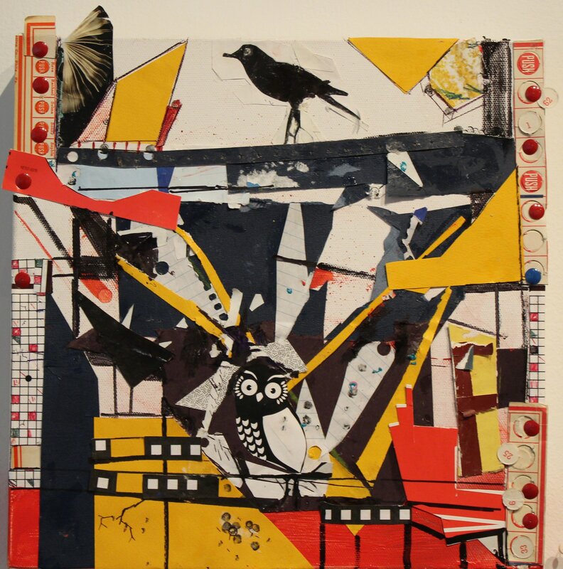 Anna H. Walter, ‘Early Bird/Night Owl Lives’, 2017, Drawing, Collage or other Work on Paper, Carter Burden Gallery