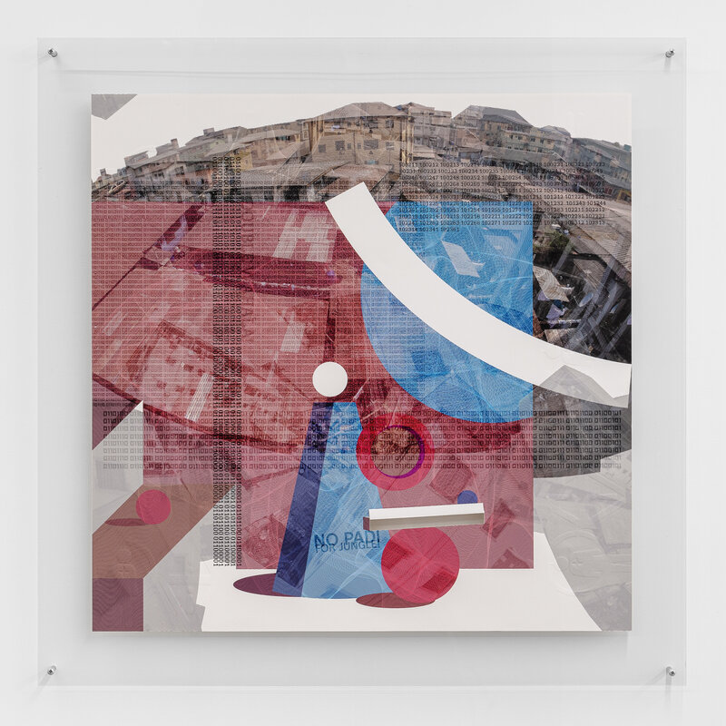 Joseph Obanubi, ‘Megacity Experiment VII’, 2020, Photography, Inkjet print, digital collage, blind embossing and assemblage, Magnin-A