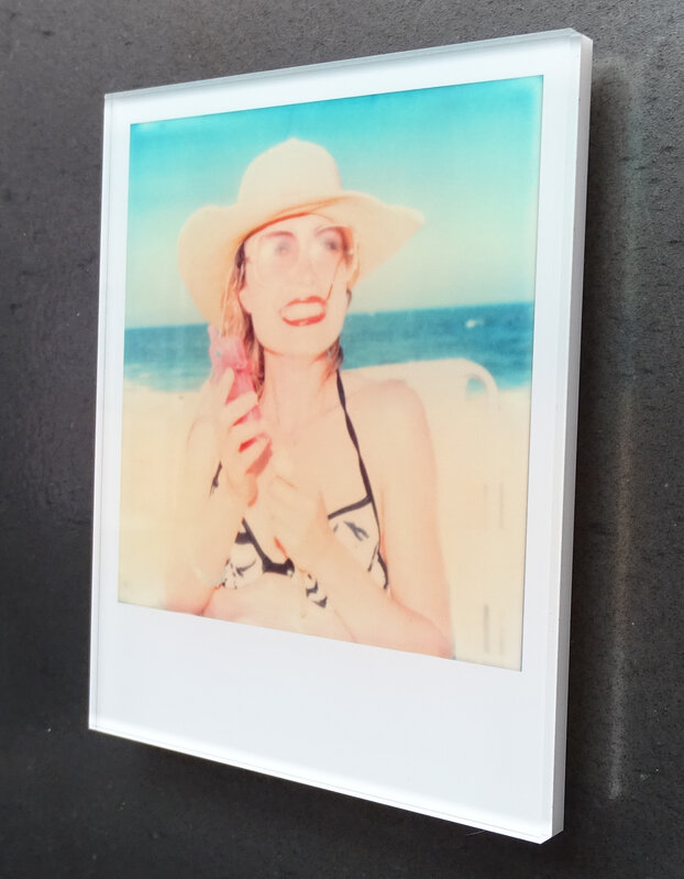 Stefanie Schneider, ‘Stefanie Schneider's Minis ''Untitled #11' (Beachshoot) featuring Radha Mitchell’, 2005, Photography, Lambda digital Color Photographs based on a Polaroid, sandwiched in between Plexiglass, Instantdreams