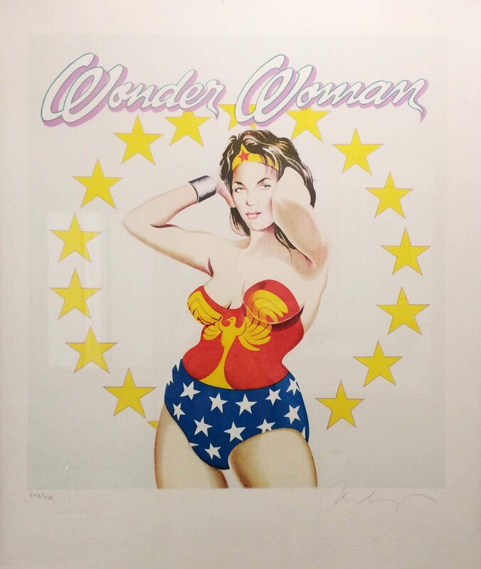 Mel Ramos, ‘Wonder Woman’, 1981, Print, Color lithograph, Bethesda Fine Art