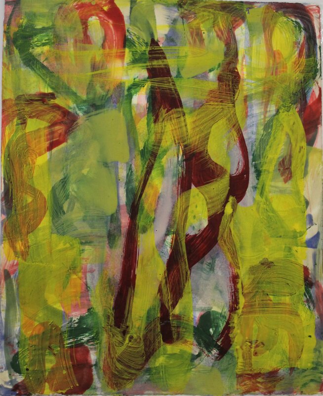 Melissa Meyer, ‘Untitled # 22’, 1997, Drawing, Collage or other Work on Paper, Encaustic on paper, Hal Katzen Gallery