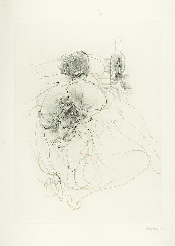 Hans Bellmer, ‘Aline Et Valcour’, 1968, Print, Engraving, Goldmark Gallery